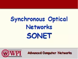 Synchronous Optical Networks