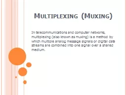 Multiplexing (
