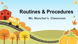 Routines & Procedures