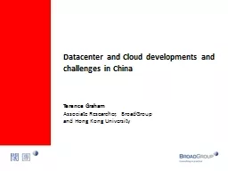 Datacenter and Cloud developments and