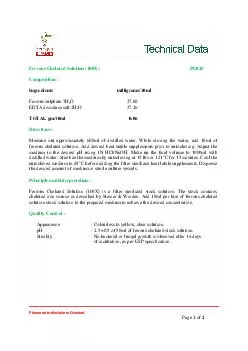 Please refer disclaimer Overleaf Page 1 of 2   Ferrous Chelated Soluti