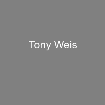 Tony Weis