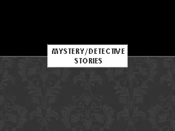 Mystery/Detective stories