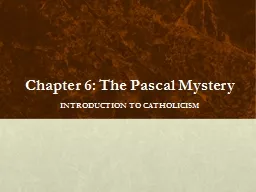 Chapter 6: The Pascal