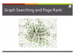 1 Graph Searching and