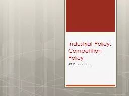 Industrial Policy: