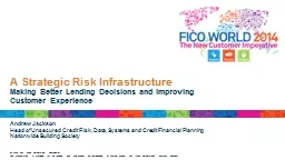 A Strategic Risk Infrastructure
