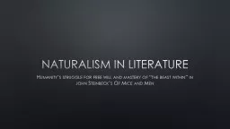 Naturalism in literature
