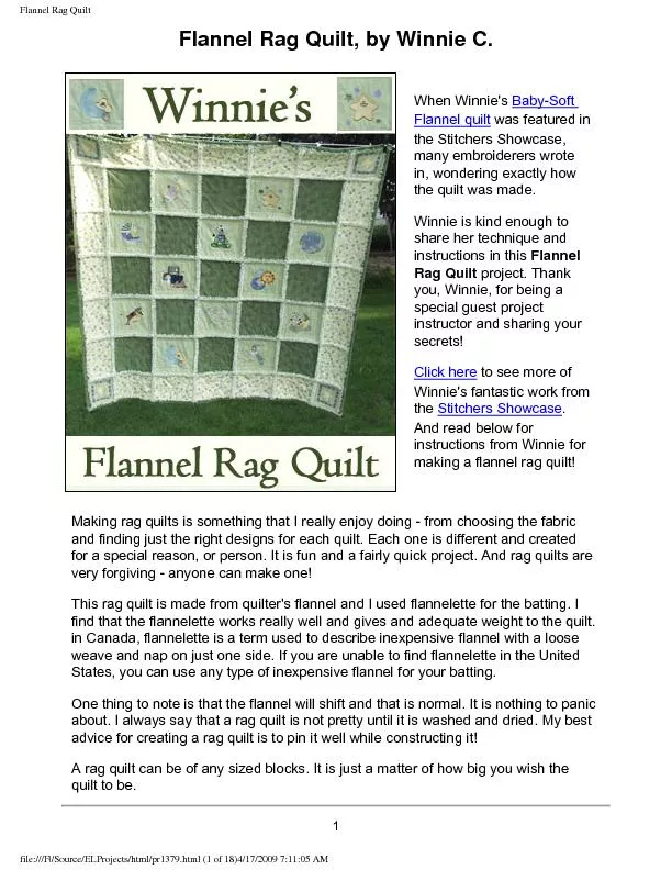 Flannel Rag Quilt