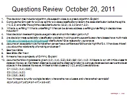Questions Review