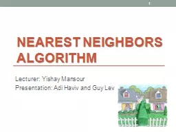 Nearest Neighbors Algorithm