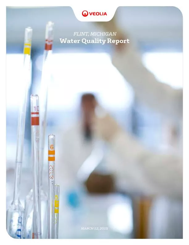 FLINT, MICHIGANWater Quality Report