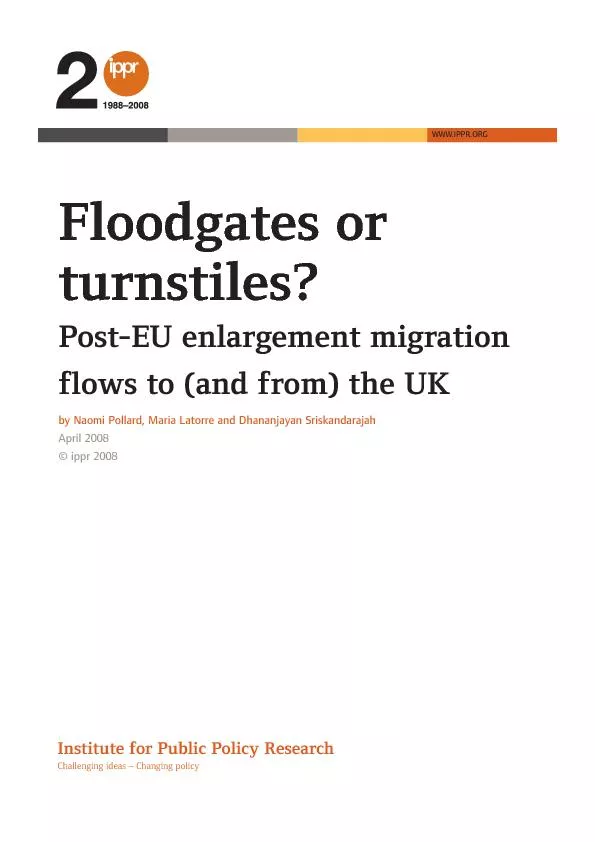 FloodgatesorPost-EUenlargementmigrationflowsto(andfrom)theUK
.