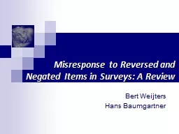Misresponse to Reversed and Negated Items in Surveys: A Rev