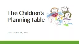 The Children’s Planning Table
