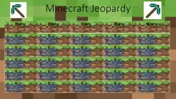 Minecraft Jeopardy