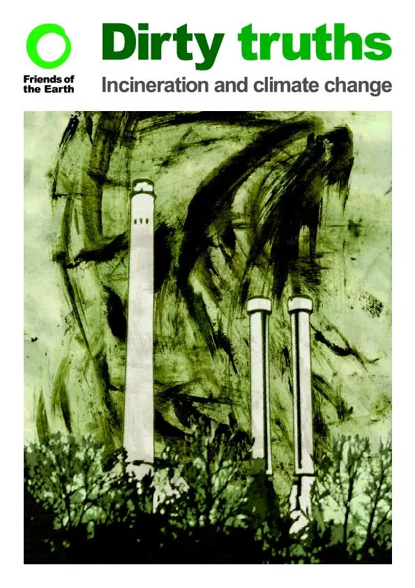 Dirty truths: incineration and climate change      May 2