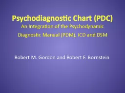 Psychodiagnostic Chart (PDC)