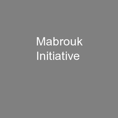 Mabrouk Initiative