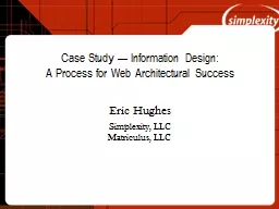 Case Study — Information Design: