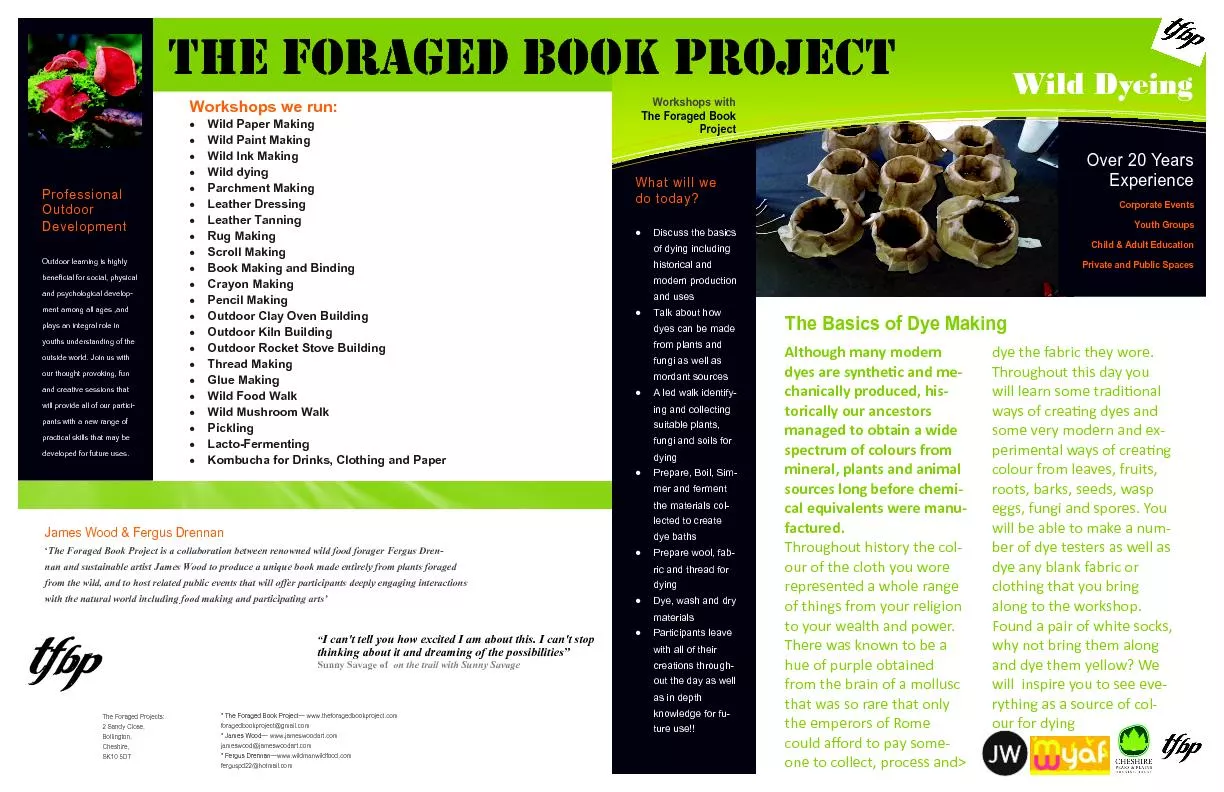 The Foraged Projects: