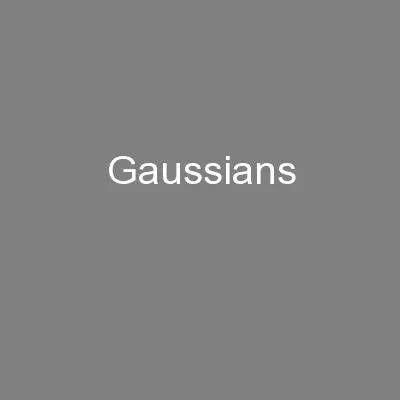 Gaussians