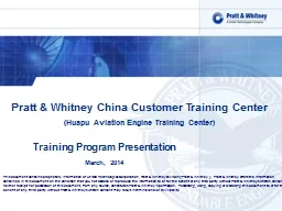 Pratt & Whitney China Customer Training Center