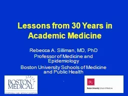 Lessons from 30 Years in Academic Medicine