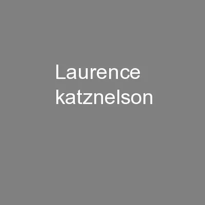 Laurence Katznelson,