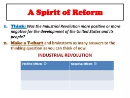 A Spirit of Reform