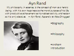 Ayn  Rand