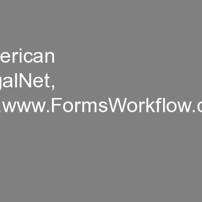 American LegalNet, Inc.www.FormsWorkflow.com