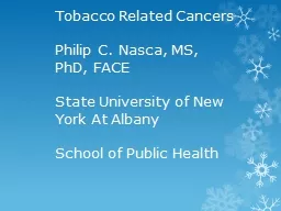 Tobacco Related Cancers