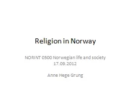 Religion in Norway