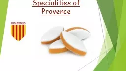 Specialities of Provence