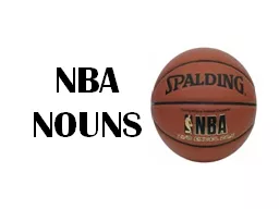 NBA NOUNS