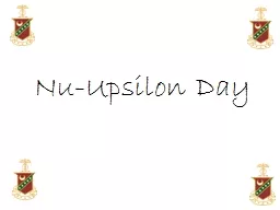 Nu-Upsilon Day