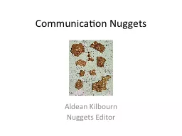 Communication Nuggets