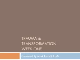 Trauma & Transformation