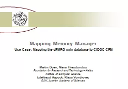 Mapping Memory Manager