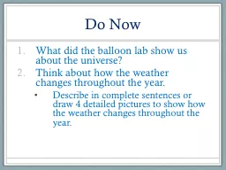 Do Now