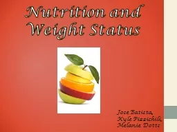 Nutrition and Weight Status