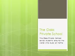 The Oaks Private School