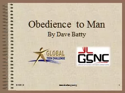 Obedience to Man