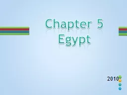 Chapter 5 Egypt