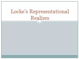 Locke’s Representational Realism