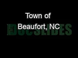 Town of Beaufort, NC