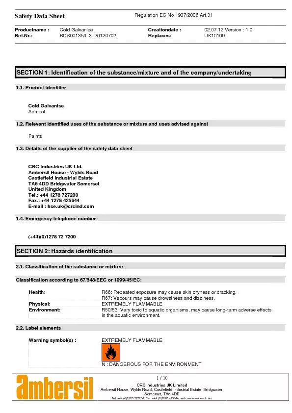 1.3. Details of the supplier of the safety data sheet
