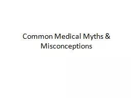 Common Medical Myths & Misconceptions