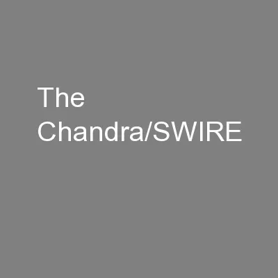 The Chandra/SWIRE